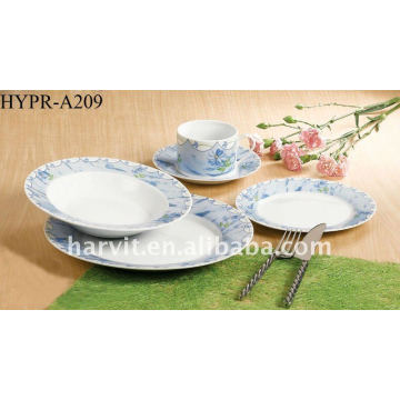 20pcs round ceramic dinnerware sets,fit match tableware sets,great standard porcelain dinner set